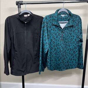 Chico's Jacket and 1/4 Zip Shirt